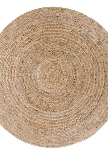 HOUSE NORDIC Bombay teppe - naturlig jute/bomull, rundt (180)