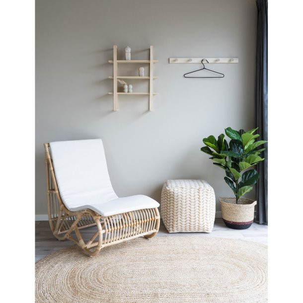HOUSE NORDIC Bombay gulvt�ppe, oval - natur jute (140x200) - HOUSE NORDIC