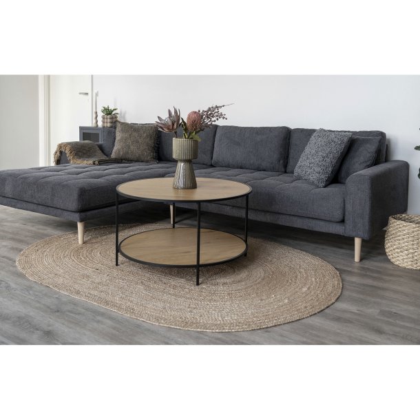 HOUSE NORDIC Bombay gulvt�ppe, oval - natur jute (140x200) - HOUSE NORDIC