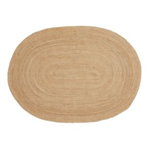 HOUSE NORDIC Bombay gulvt�ppe, oval - natur jute (140x200) - HOUSE NORDIC