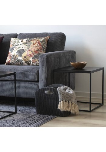 HOUSE NORDIC Havana teppe - hvit og svart chenille polyester (160x230)