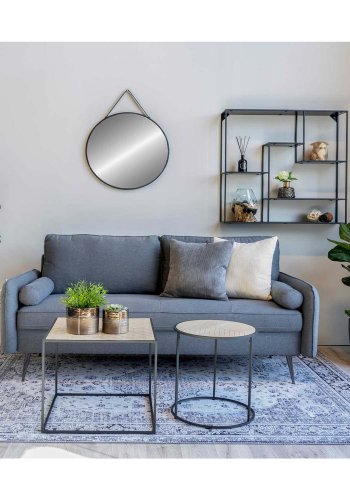 HOUSE NORDIC Havana teppe - hvit og svart chenille polyester (160x230)