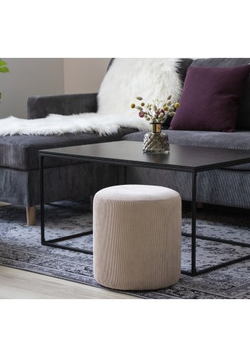 HOUSE NORDIC Havana teppe - hvit og svart polyester (200x300)