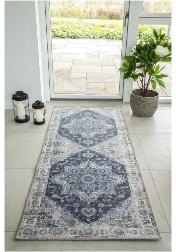 HOUSE NORDIC Havana teppe - flerfarget polyester (80x200)