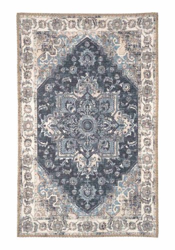 HOUSE NORDIC Havana drmatte, rektangulr - flerfarget og bl chenille polyester (50x80)