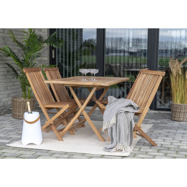 Menorca gulvtppe, Rektangulr - sand genanvendt plastik (140x200)