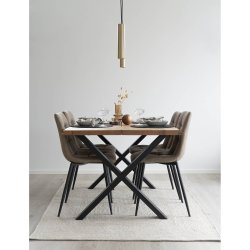 Menorca gulvtppe, Rektangulr - sand genanvendt plastik (140x200)