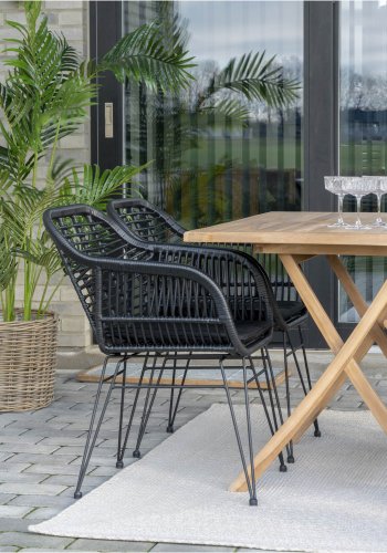 HOUSE NORDIC Menorca teppe, rektangulrt - ekte resirkulert plast (140x200)