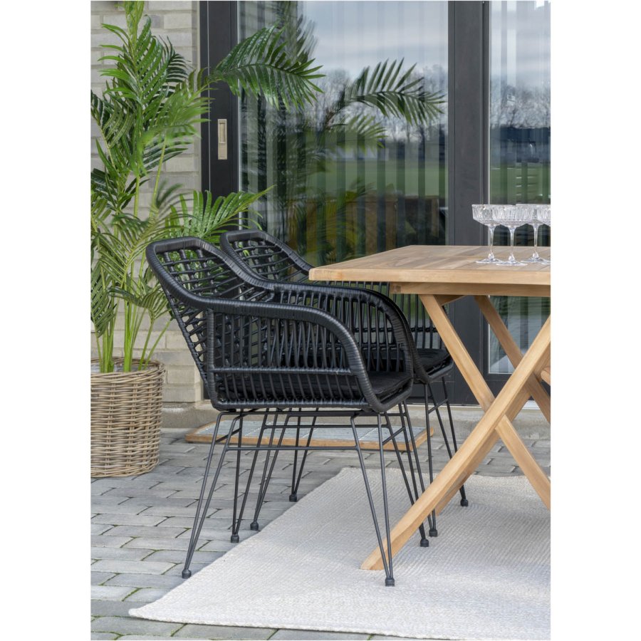 HOUSE NORDIC Menorca teppe, rektangulrt - ekte resirkulert plast (140x200)