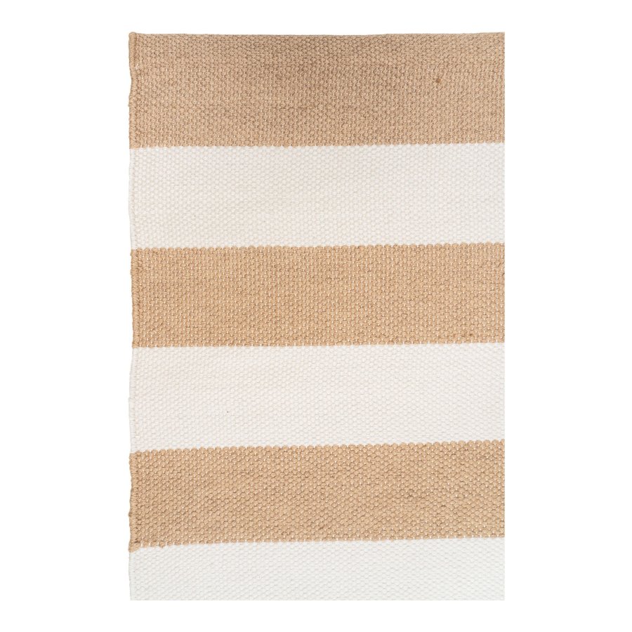 HOUSE NORDIC Teppe, 100 % resirkulert plast, beige/off white, 140x200 cm