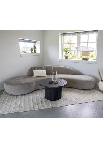 HOUSE NORDIC Dehli teppe, rektangulrt - off-white stoff 160x230)