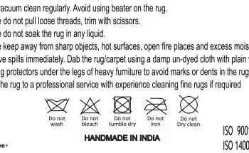 HOUSE NORDIC Mandi teppe, rektangulrt - naturlig ull/bomull (200x300)