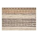 HOUSE NORDIC Morena lperteppe, hndvevd, rektangulrt - natur/gr jute og ull (80x180)