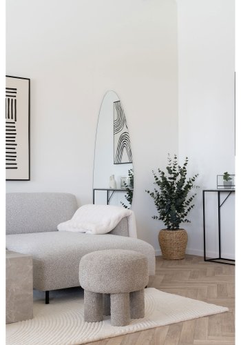 HOUSE NORDIC Pune-teppe, hndtuftet, rektangulrt - off-white ull (160x230)