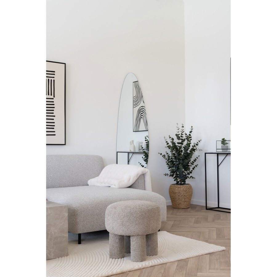 HOUSE NORDIC Pune-teppe, hndtuftet, rektangulrt - off-white ull (160x230)