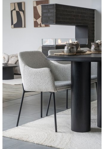 HOUSE NORDIC Surat-teppe, hndtuftet, rektangulrt - lys brun/offwhite ull (160x230)