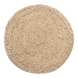 HOUSE NORDIC Bombay dkkeserviet, rund - natur jute (38) (st af 4)