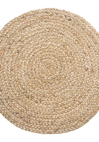 HOUSE NORDIC Bombay-bordbrikker, sett med 4 - Bordbrikker, flettet jute, naturlig 38 cm, sett med 4