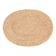 HOUSE NORDIC Bombay dekkebrikke, oval - naturlig jute (35x45) (sett med 4)