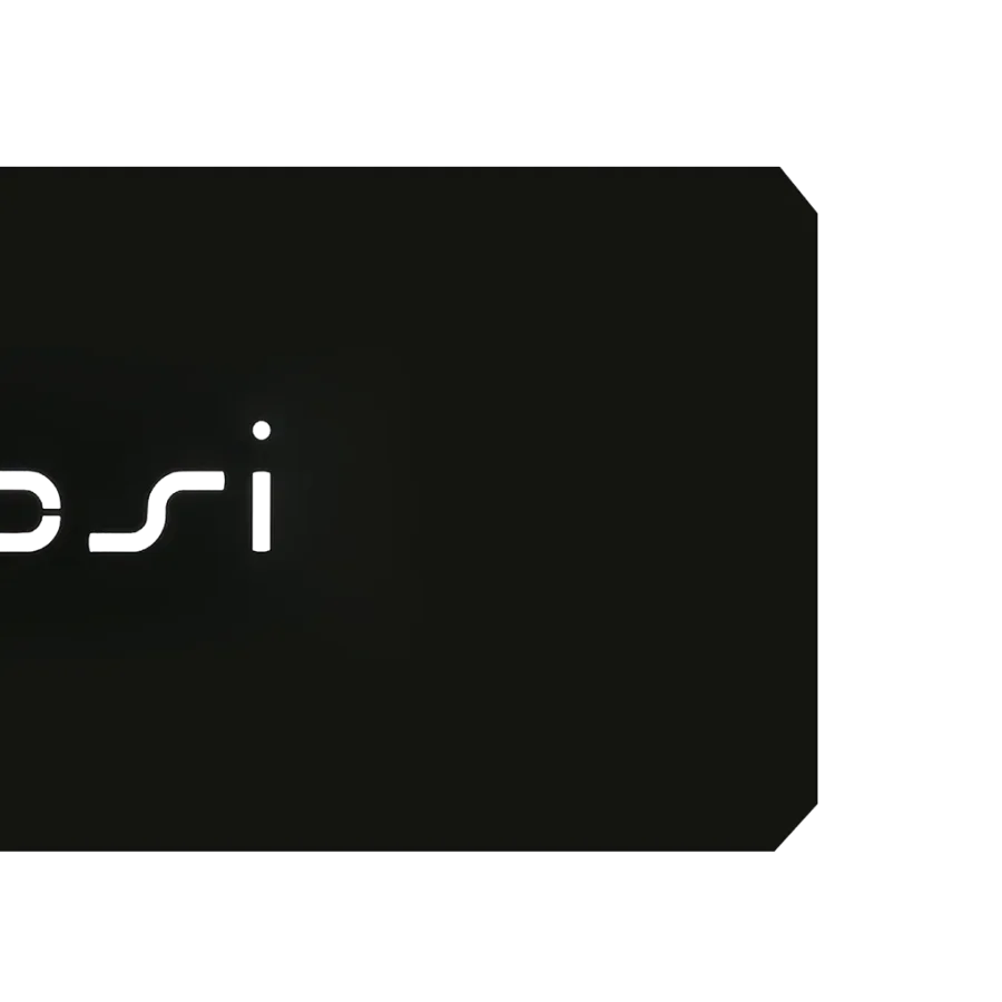 COSI FIRES Cosi bordplate, glasskant for brannbord, rektangulr - sort stl (68x33)