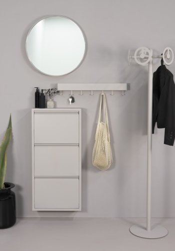 SPINDER DESIGN BILLY 3 skoskab, m. 3 lger - silky taupe stl