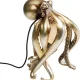 KARE DESIGN Animal Octopus bordlampe - hvid glas og guld polyresin