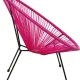 KARE DESIGN Acapulco Pink lnestol/havestol - pink plast og stl