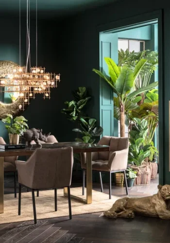 KARE DESIGN Banana Tree kunstig plante - grn ethylenvinylacetat og polyethylen (H:180cm)