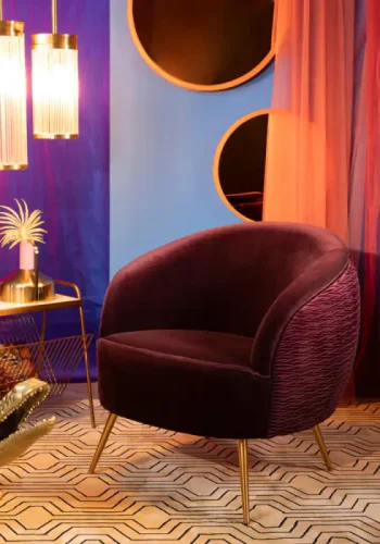 BOLD MONKEY  Deckenleuchte „Engel auf Feuer“, M – klares Acryl und Messing-Aluminium