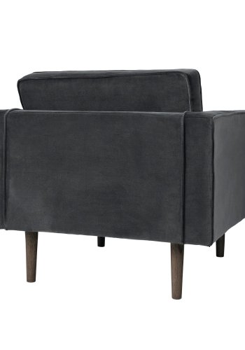 BROSTE COPENHAGEN Windsessel – Polyestervelours, m. Armlehnen