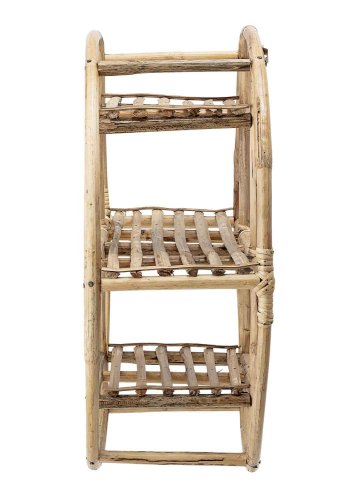 BLOOMINGVILLE Sia Wandregal - natürliches Zuckerrohr, rund (52)