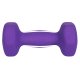 SONGMICS SYL64PL h�ndv�gt, sekskantet - mat lilla neopren (2x2kg) (s�t med 2)