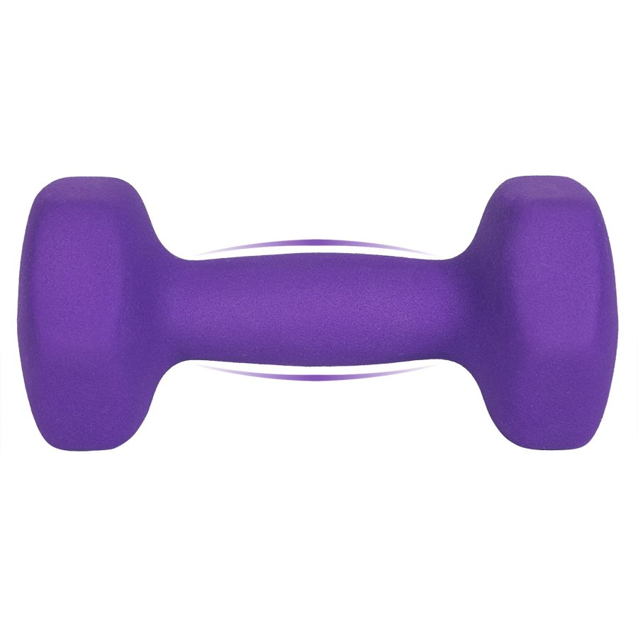 SONGMICS SYL64PL h�ndv�gt, sekskantet - mat lilla neopren (2x2kg) (s�t med 2)