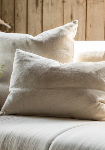 VIND COLLECTION Öckerö Sofa - Hvit, Stoff (lin)