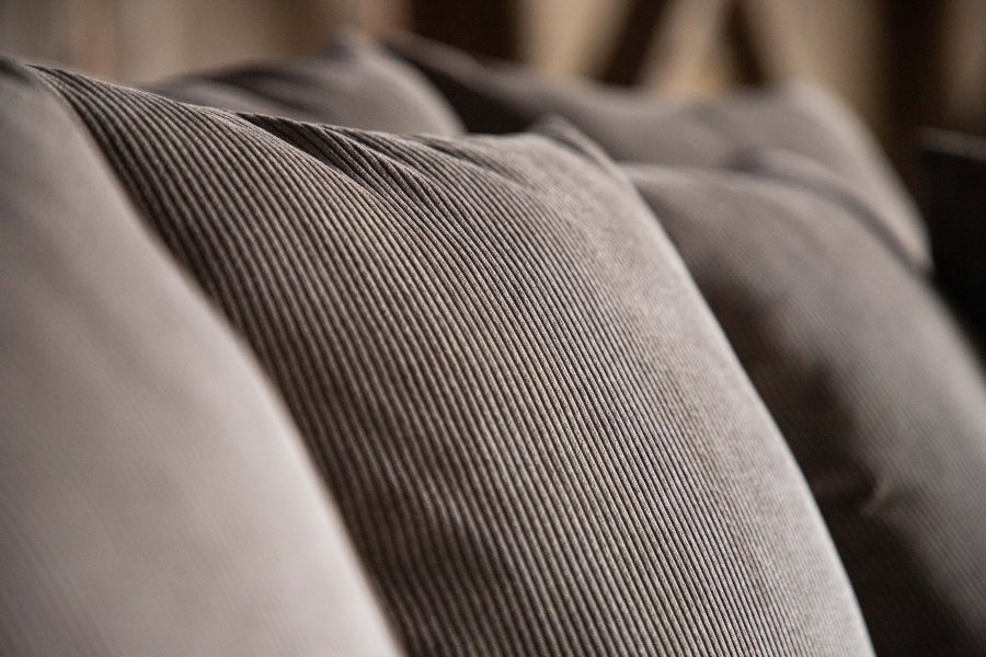 VIND COLLECTION Gillholmen Sofa - Brun, Stoff (polyester)