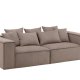 VIND COLLECTION Gillholmen Sofa - Brun, Stoff (polyester)