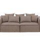 VIND COLLECTION Gillholmen Sofa - Brun, Stoff (polyester)