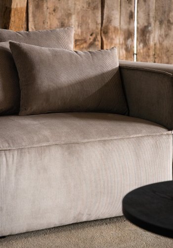 VIND COLLECTION Gillholmen Sofa - Brun, Stoff (polyester)