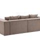 VIND COLLECTION Gillholmen Sofa - Brun, Stoff (polyester)