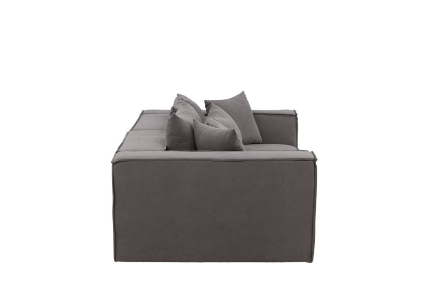 VIND COLLECTION Gillholmen Sofa - Gr, Stoff (lin)