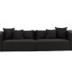 VIND COLLECTION Gillholmen Sofa - Svart, Stoff (Boucl)