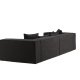 VIND COLLECTION Gillholmen Sofa - Svart, Stoff (Boucl)