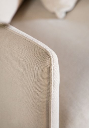 VIND COLLECTION Segelskären Sofa - Hvit, Stoff (lin)