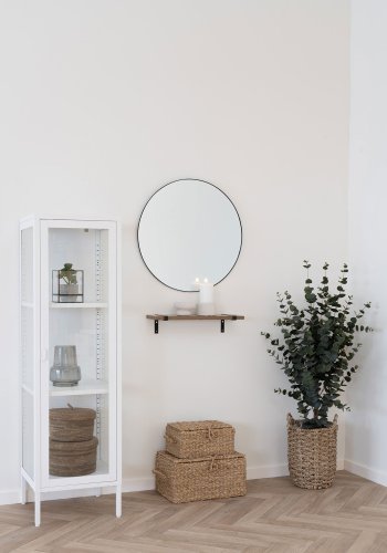 HOUSE NORDIC Jerseyspeil - Speil, stl, svart, 60 cm