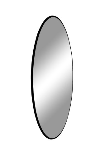 HOUSE NORDIC Jersey veggspeil - speilglass og sort stl (80)