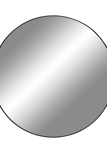 HOUSE NORDIC Jersey veggspeil - speilglass og sort stl (80)