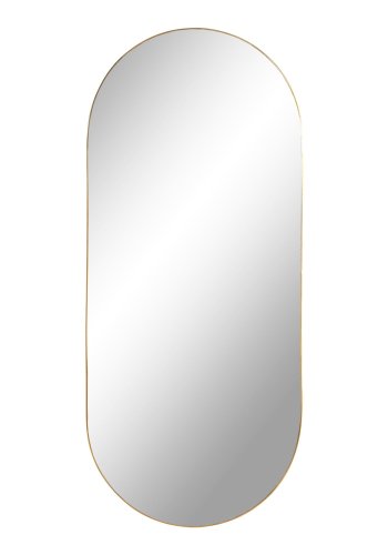 HOUSE NORDIC Jerseyspeil - Speil, stl, messinglook, 35x80 cm
