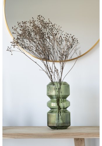 HOUSE NORDIC Madrid veggspeil, rundt - speilglass og messing aluminium (60)