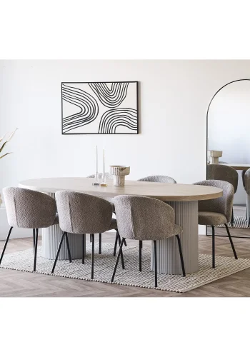 HOUSE NORDIC Madrid Speil - Speil, aluminium, svart 90x180 cm