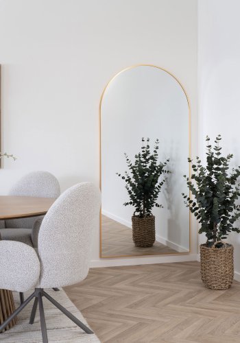 HOUSE NORDIC Madrid Speil - Speil, aluminium, messinglook 90x180 cm